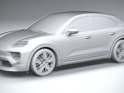Porsche Macan 2025 3D Model