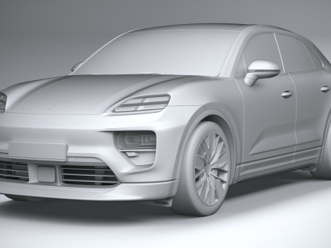 Porsche Macan 2025 3D Model