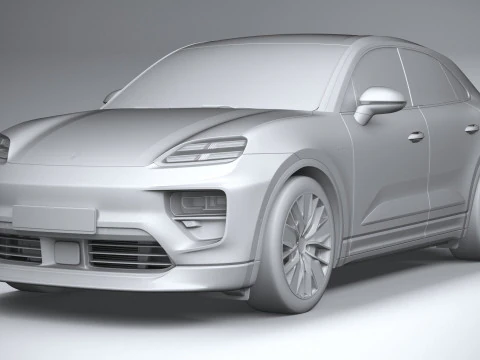 Porsche Macan 2025 3D Model