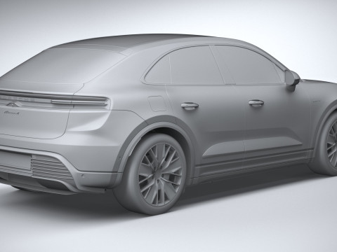 Porsche Macan 2025 3D Model
