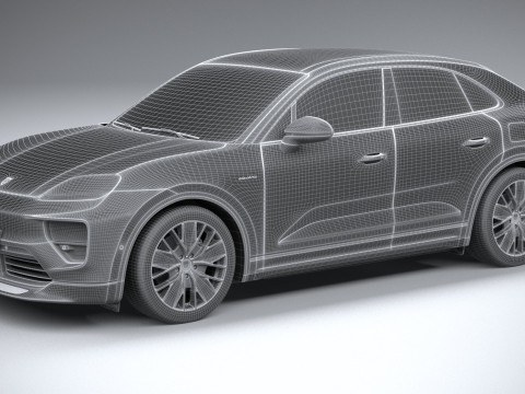 Porsche Macan 2025 3D Model