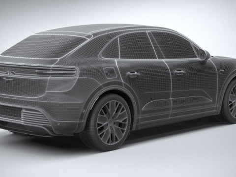 Porsche Macan 2025 3D Model