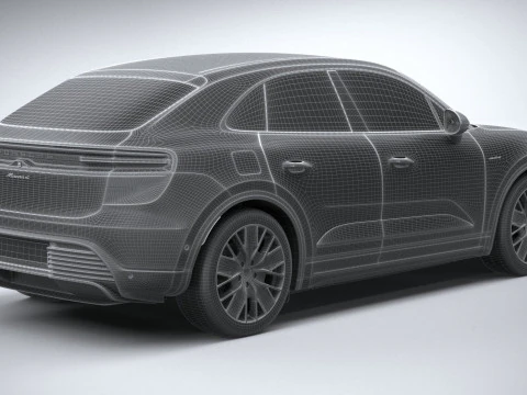 Porsche Macan 2025 3D Model