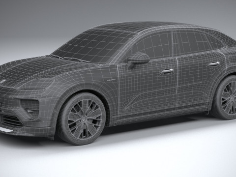 Porsche Macan 2025 3D Model