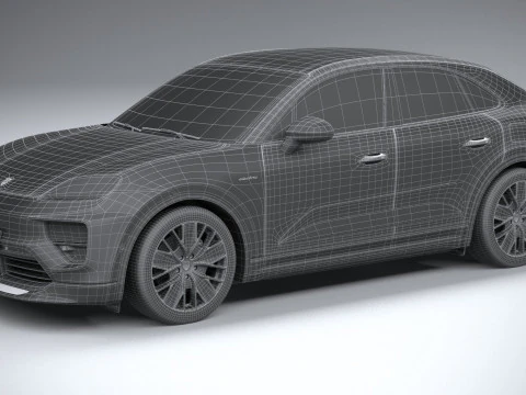 Porsche Macan 2025 3D Model