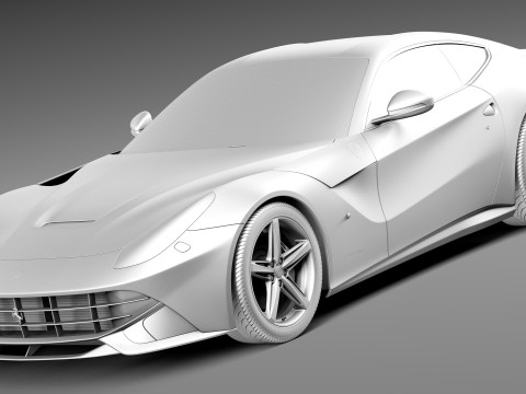 Ferrari F12 Berlinetta 2013 3D Модель
