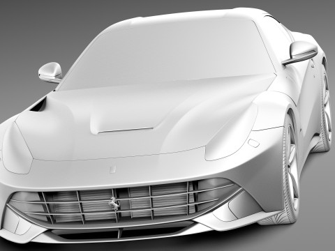 Ferrari F12 Berlinetta 2013 3D Модель