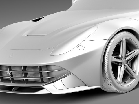 Ferrari F12 Berlinetta 2013 3D Модель