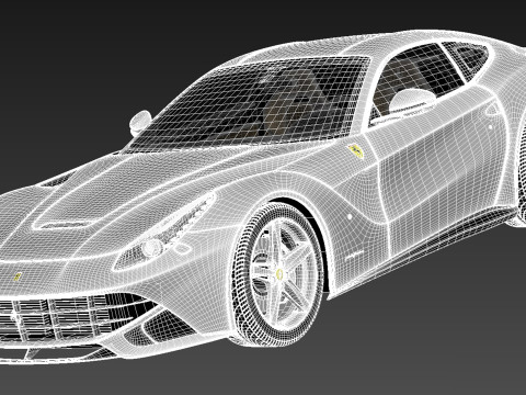 Ferrari F12 Berlinetta 2013 3D Модель