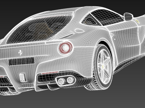 Ferrari F12 Berlinetta 2013 3D Модель
