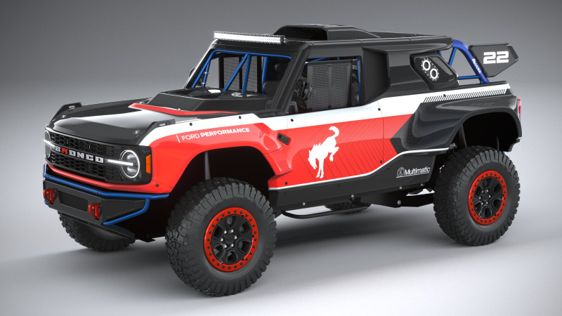Bronco DR 2023 3D Model .c4d .max .obj .3ds .fbx .stl .blend 