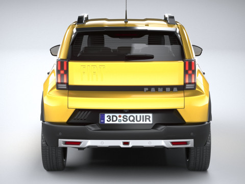 Fiat Grande Panda 2025 3D-Modell
