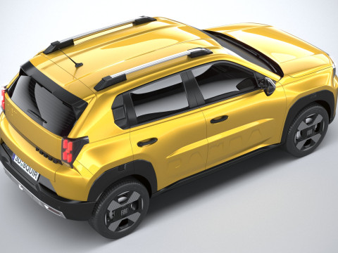 Fiat Grande Panda 2025 3D-Modell