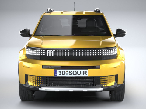 Fiat Grande Panda 2025 3D-Modell