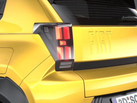 Fiat Grande Panda 2025 3D-Modell