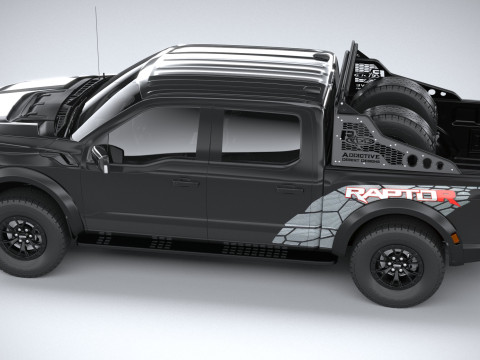 F-150 Raptor R 2023 3D Модель