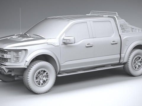 F-150 Raptor R 2023 3D Модель