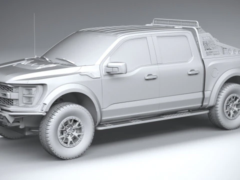 F-150 Raptor R 2023 3D Model