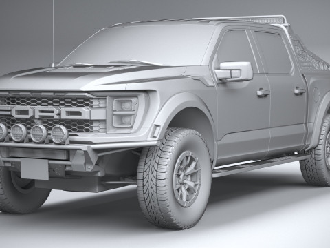 F-150 Raptor R 2023 3D Модель