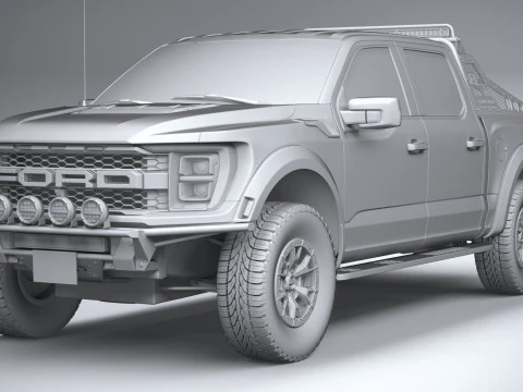F-150 Raptor R 2023 3D Model