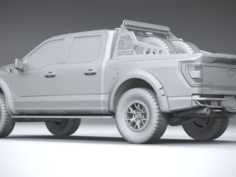 F-150 Raptor R 2023 3D Модель