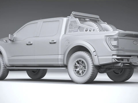 F-150 Raptor R 2023 3D Model