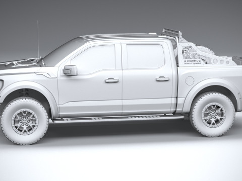 F-150 Raptor R 2023 3D Модель