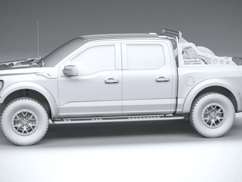 F-150 Raptor R 2023 3D Model