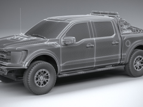 F-150 Raptor R 2023 3D Модель