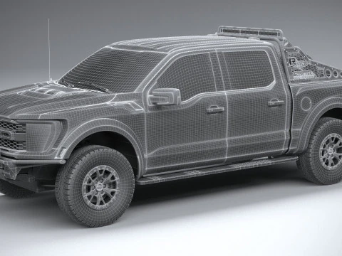 F-150 Raptor R 2023 3D Model