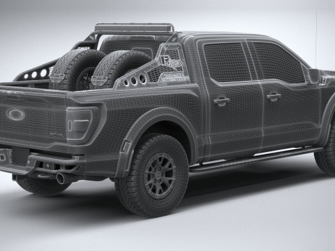 F-150 Raptor R 2023 3D Модель