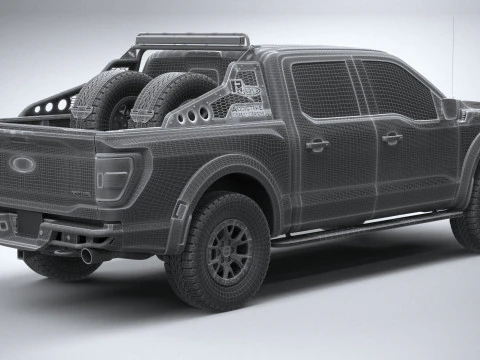 F-150 Raptor R 2023 3D Model