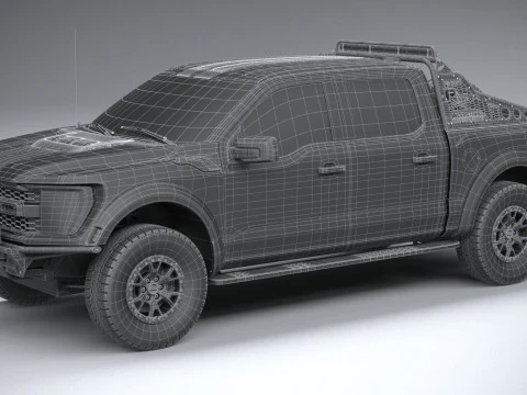 F-150 Raptor R 2023 3D Model