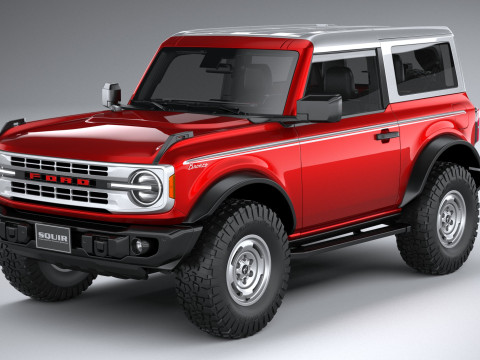 Bronco Heritage Edition 2-door 2023 3D 模型