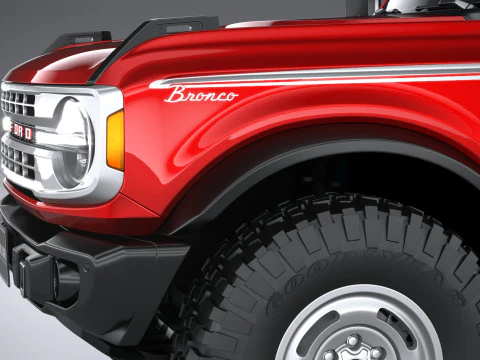 Bronco Heritage Edition 2-door 2023 3D Model