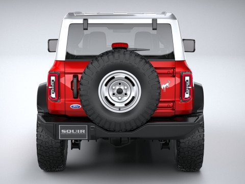 Bronco Heritage Edition 2-door 2023 3D 模型