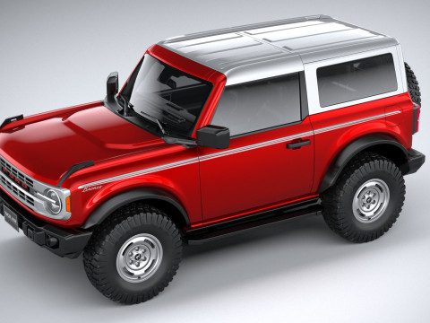 Bronco Heritage Edition 2-door 2023 3D 模型