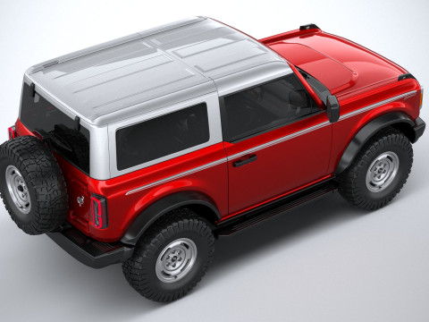 Bronco Heritage Edition 2-door 2023 3D 模型