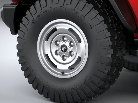 Bronco Heritage Edition 2-door 2023 3D Model