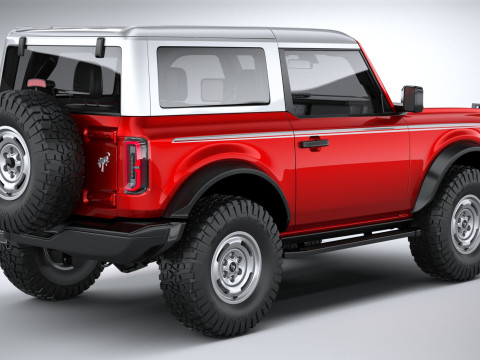 Bronco Heritage Edition 2-door 2023 3D 模型