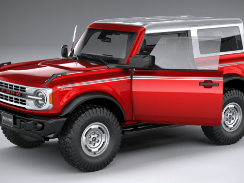 Bronco Heritage Edition 2-door 2023 3D 模型