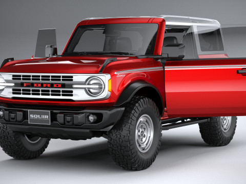 Bronco Heritage Edition 2-door 2023 3D 模型