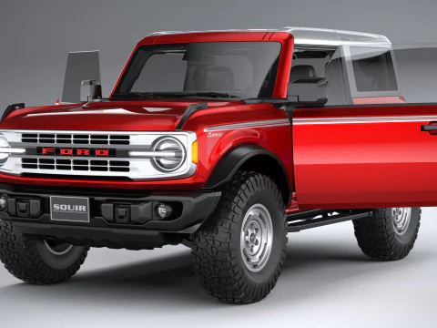 Bronco Heritage Edition 2-door 2023 3D Model