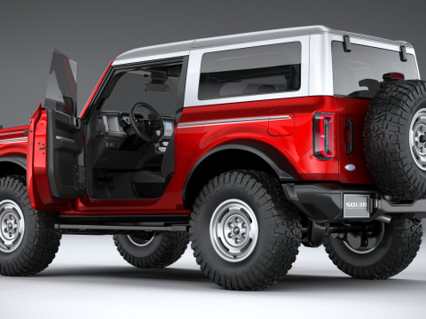 Bronco Heritage Edition 2-door 2023 3D 模型