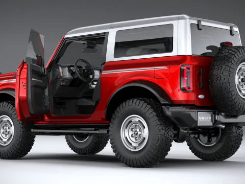 Bronco Heritage Edition 2-door 2023 3D Model
