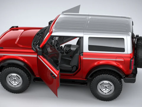 Bronco Heritage Edition 2-door 2023 3D Model