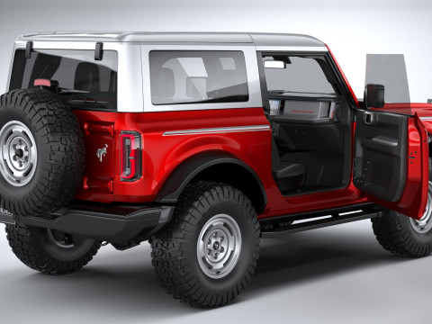 Bronco Heritage Edition 2-door 2023 3D 模型