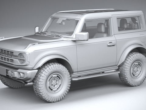 Bronco Heritage Edition 2-door 2023 3D 模型