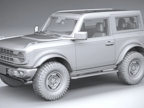 Bronco Heritage Edition 2-door 2023 3D Model