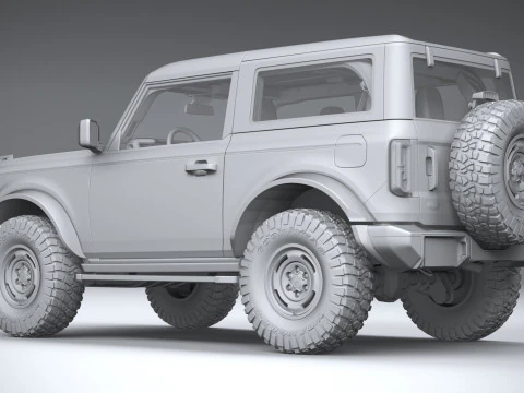 Bronco Heritage Edition 2-door 2023 3D Model